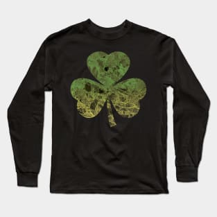 Marble Shamrock Long Sleeve T-Shirt